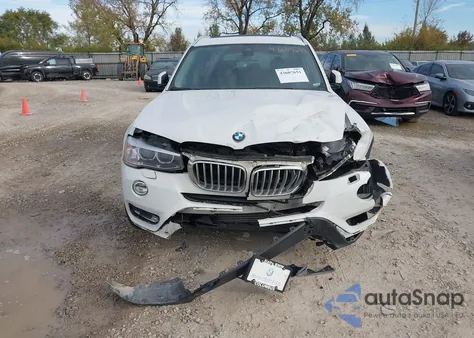 2017 BMW X3 xDrive28I из США, поврежденный, VIN 5UXWX9C33H0W79627